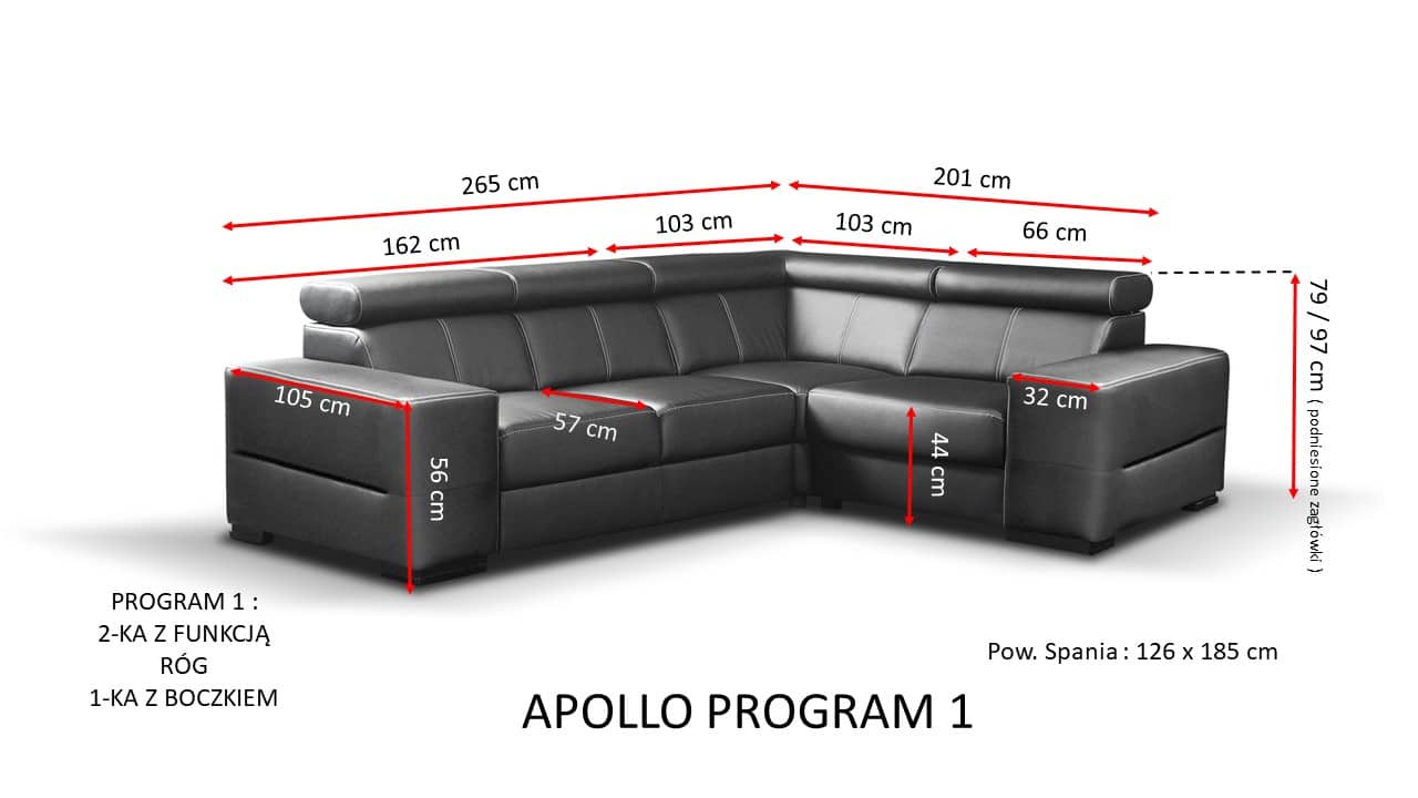 Apollo PR.1 Sarokkanapé - B