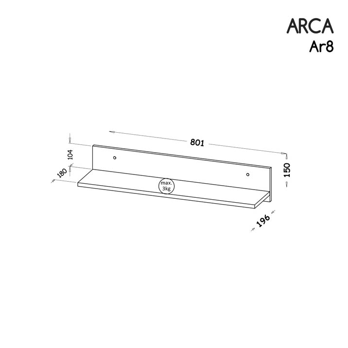 Arca "AR1" szekrény - D