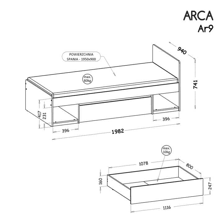 Arca "AR1" szekrény - D