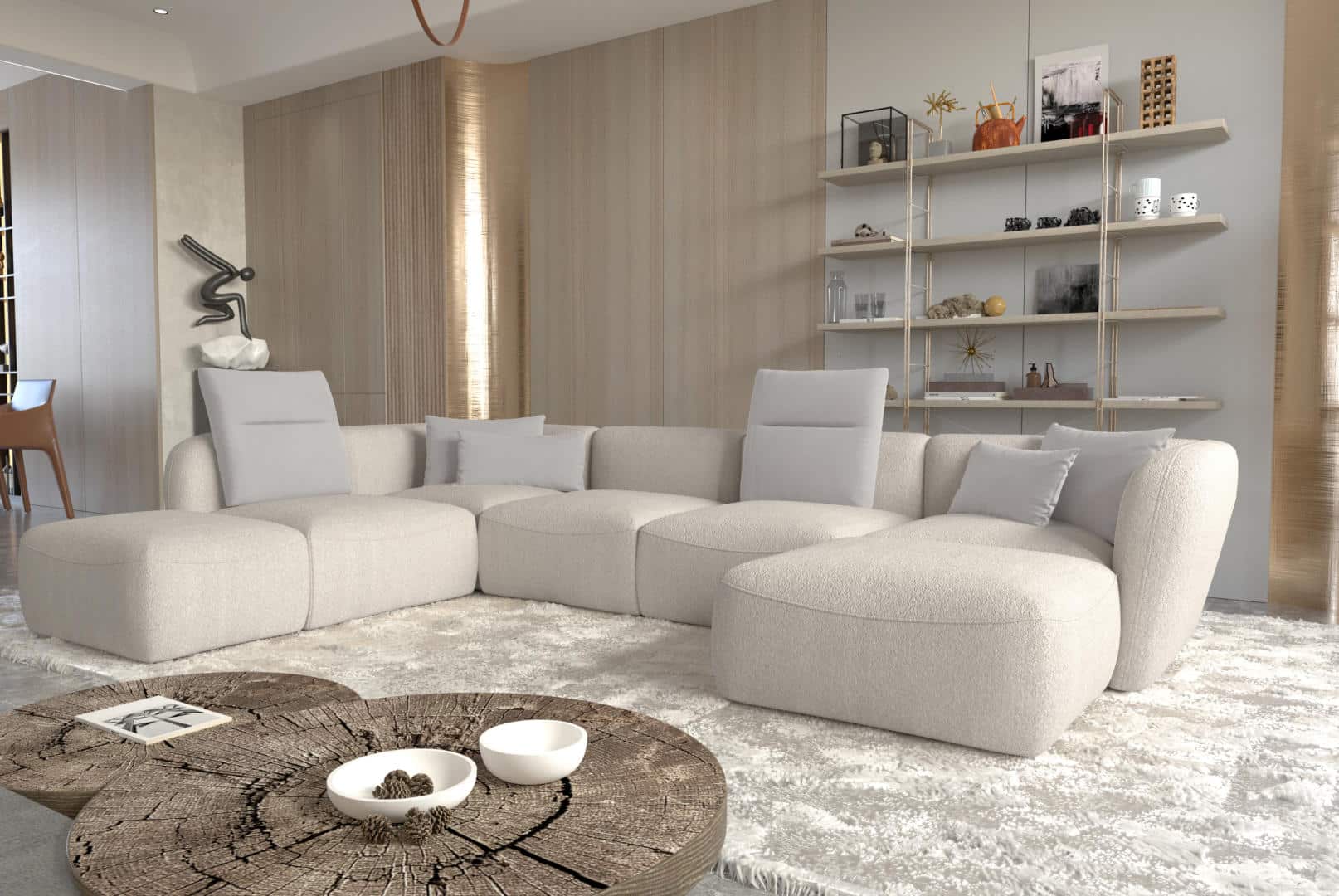 Catania XL U-form 70- W