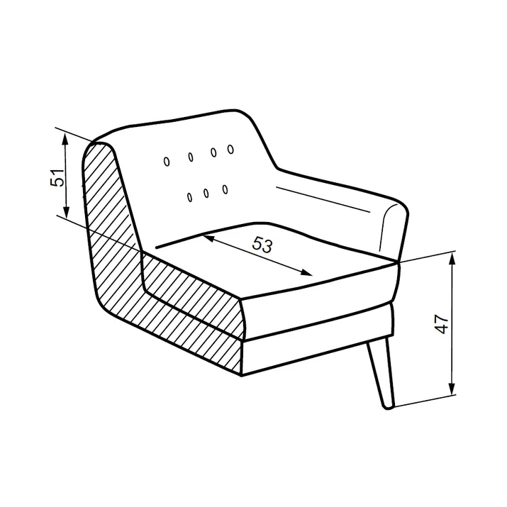 Luxemburg fotel