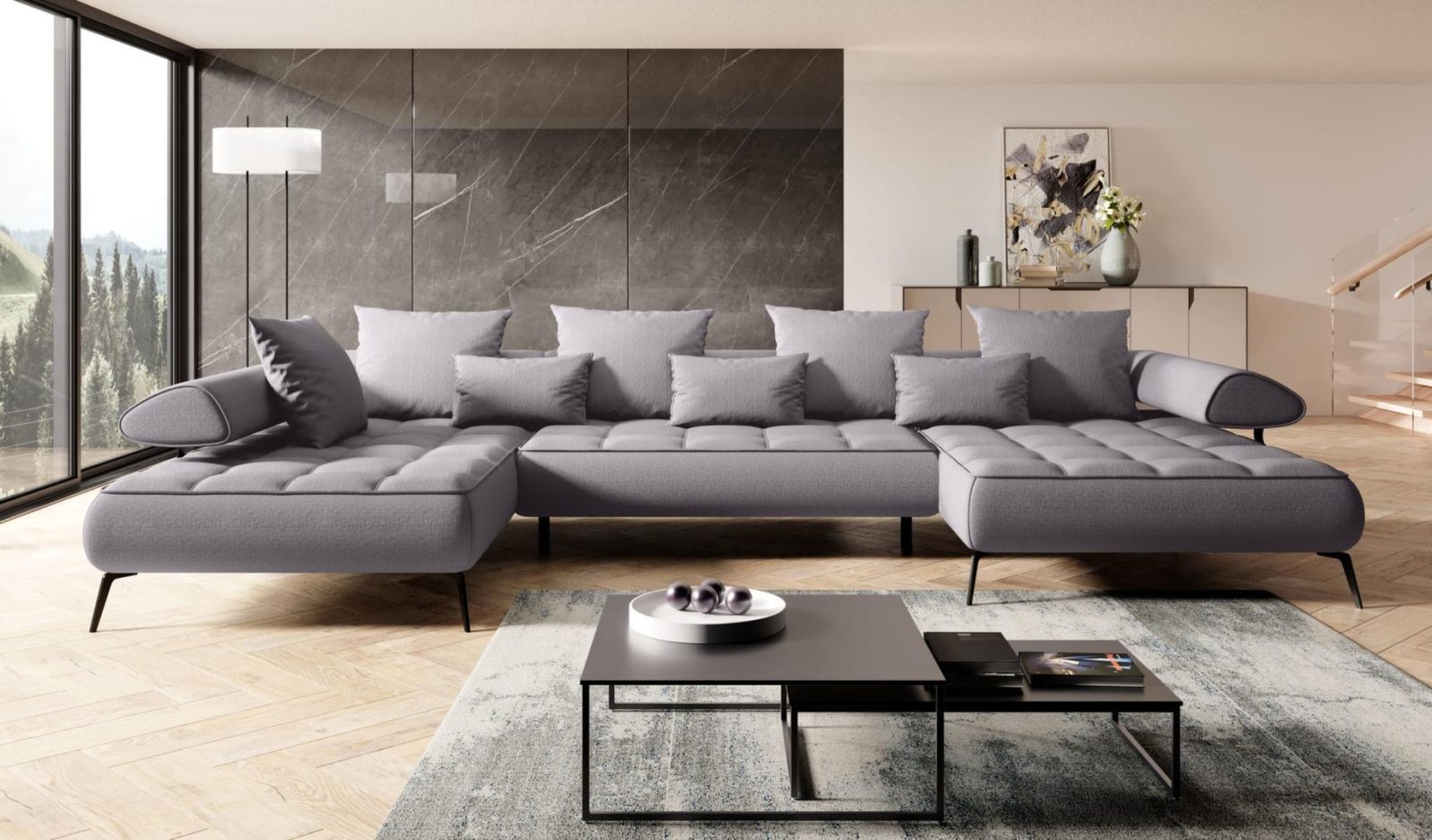 Salona XL U-form - W